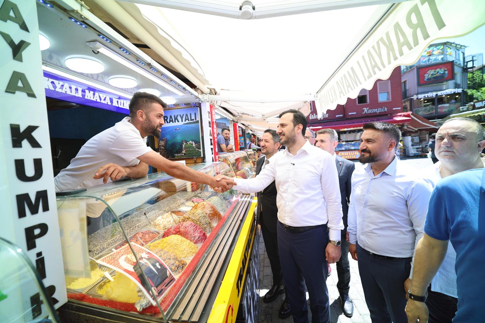 İl Başkanımız Abdullah Özdemir İle Ortaköy Esnafımızla Biraraya Geldik